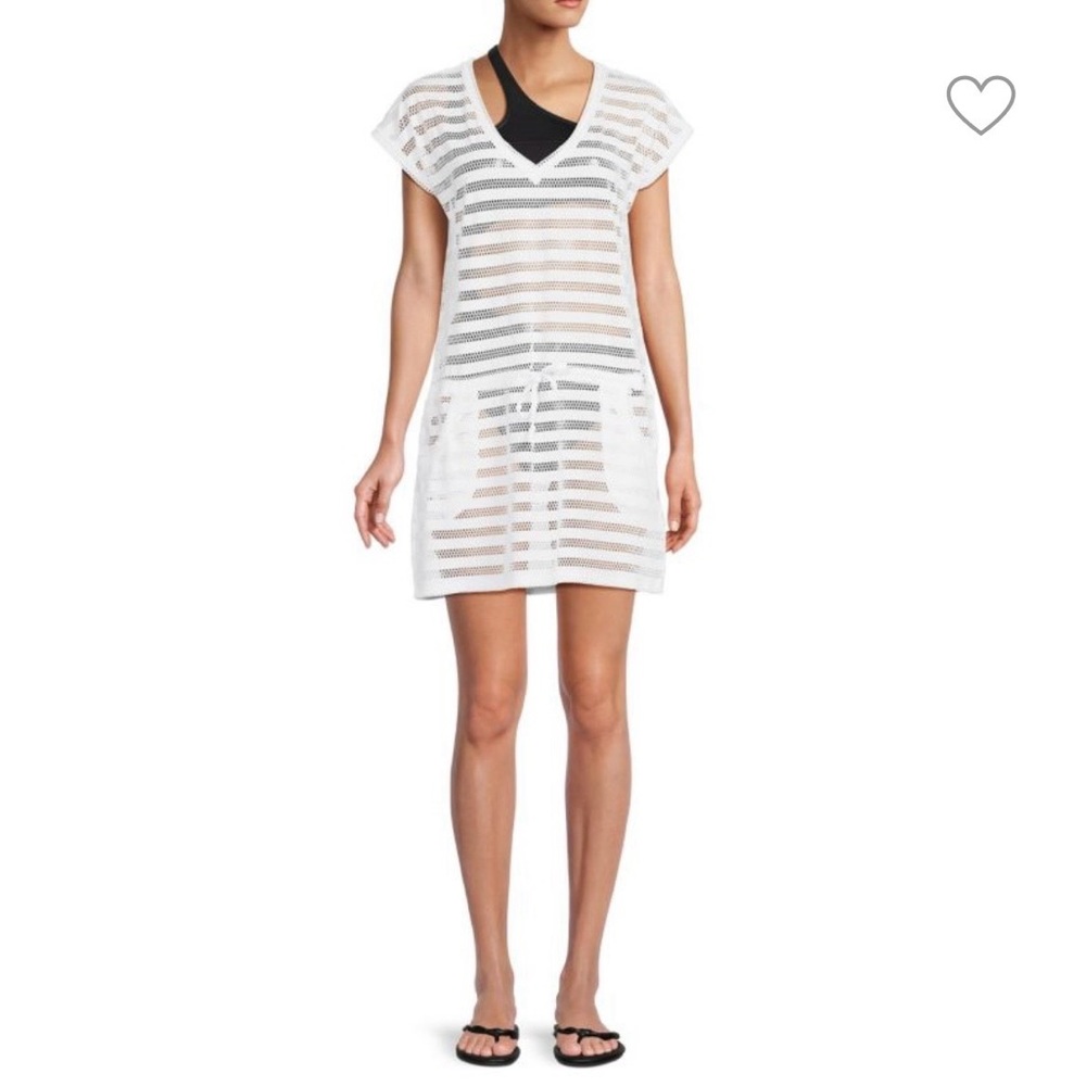 Calvin Klein Swim Cover  L/XL White